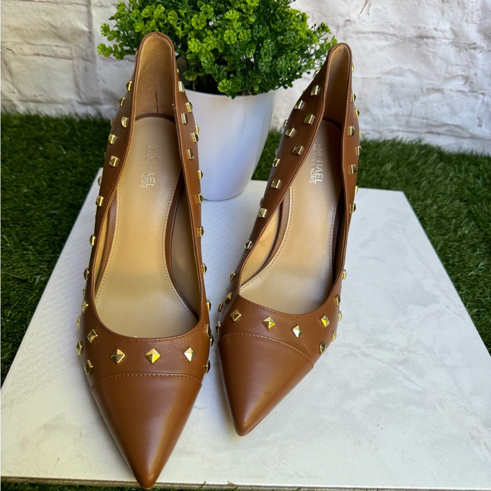 Michael Kors Women's Keke Toe Cap Tan
Pump US 7.5 Women - Picture 12 of 15